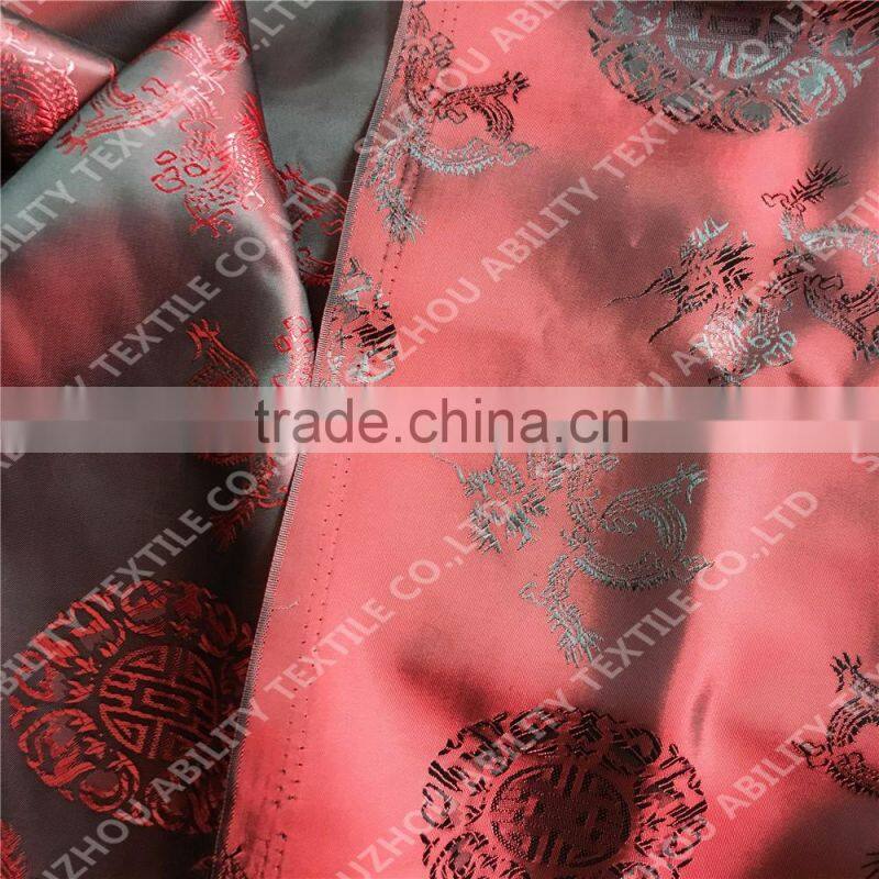 high quality polyester jacquard lining fabric for backpacks luggage/bags