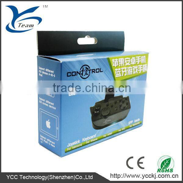Hot selling wireless bluetooth controller for Android IOS system game ipad iphone samsung3 joystick