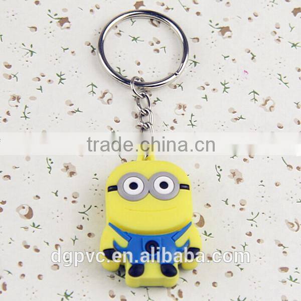 Factory Manufacture & Wholesale Promotional PVC keychain ring