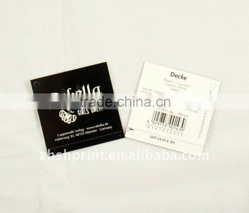 High quality hangtag