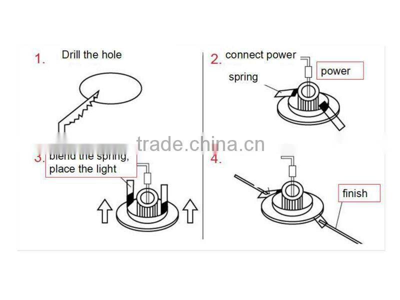 360 adjustable and 180 adjustable 10W cob downlight,led ceiling light dimmer