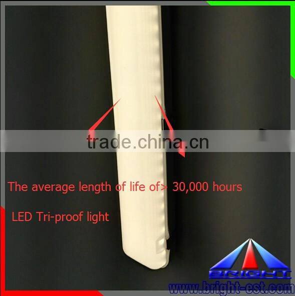 IP65 Tri-proof LED Light 2ft 20W Led Linear Light, Aluminum IP65 Led profile Light
