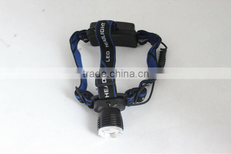 high power rechargeable zoom led headlamp headlight