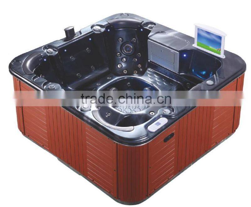 2013 new product made in china 3 person acrylic j-spato outdoor swim whirlpool spa