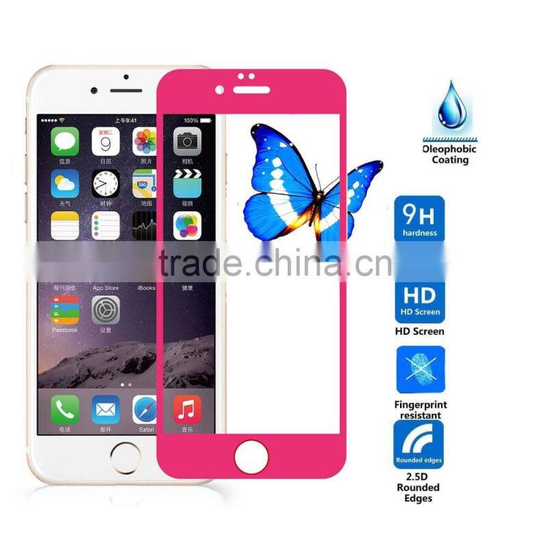 Premium HD 0.26mm Round Angle Anti-Fingerprint Screen Glass Protector for iPhone 6 plus