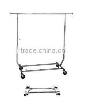 Yulong top quality adjustable garment rack with wheels