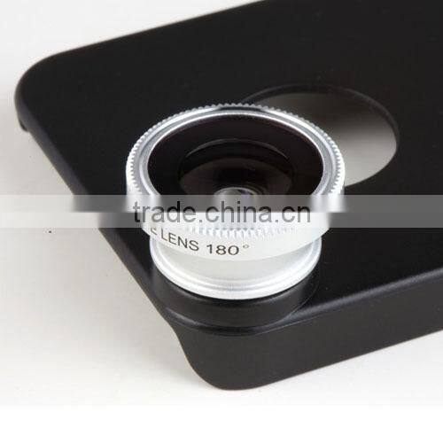 2014 Hot With Case 180 Degree Fisheye Lens For Iphone 4