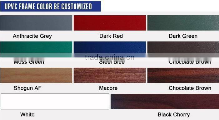 factory direct sale double glzaed pvc tilt and turn window with best price for sale