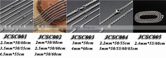 Factory wholesale double layer big and small stainless steel gold cross necklace pendant