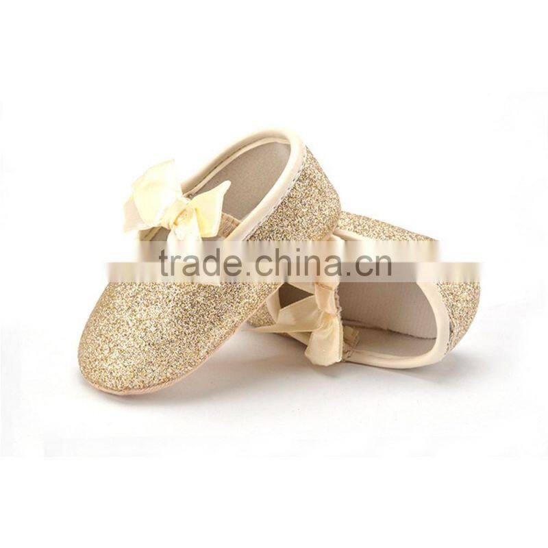 2016 A-bomb Summer Baby Girl toddler Soft Sole Bowknot Bling Bling Shoes Prewalker Socks Sneakers/baby girls prewalker shoes