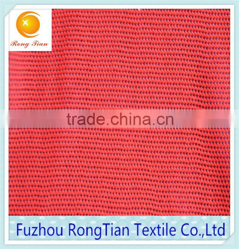 Hot sells 283 red spandex polyester mesh fabric for bed cover