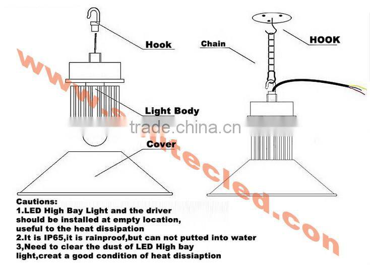 ShenZhen LED high bay 80W 150W 200W LED high bay Light