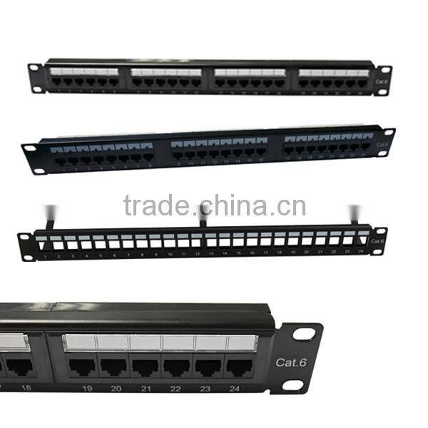 Hot sale Cat6 24 Port panel