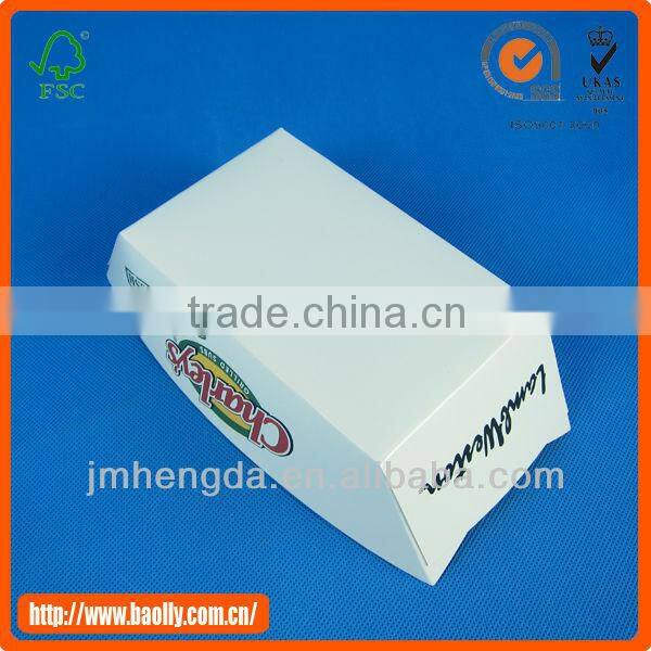 Food Grade Custom Printed Fast Food Container With Food Tray