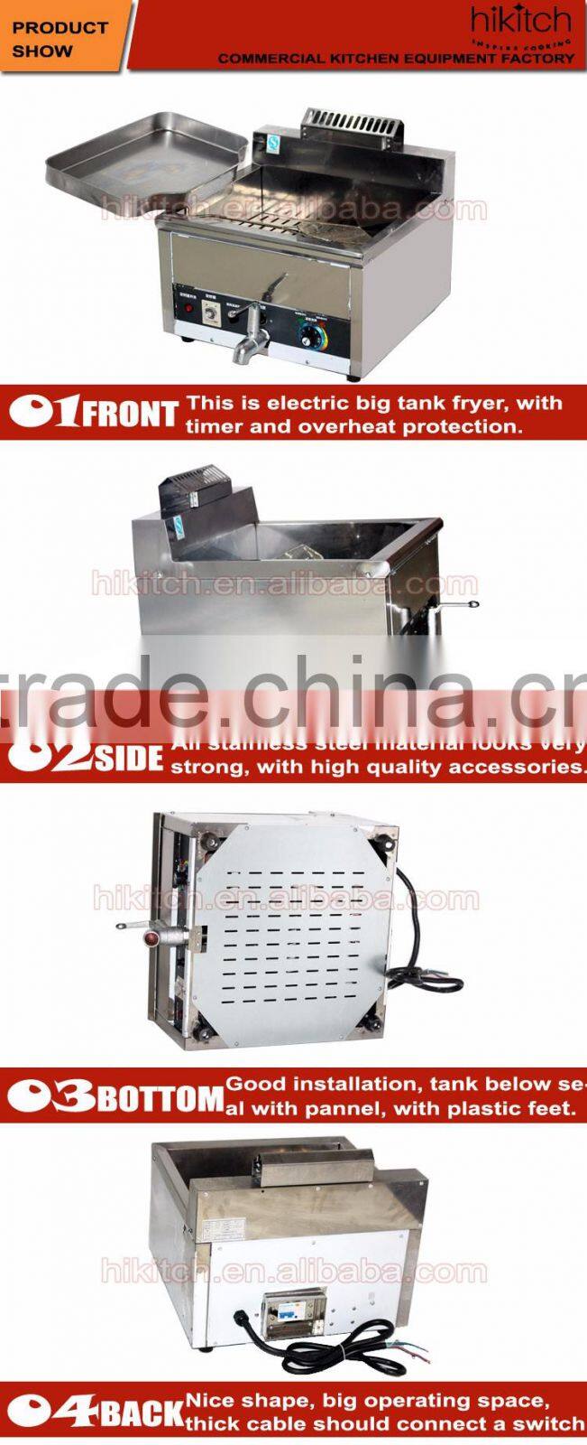 China products electric equipment churos fryer with timer and oil valve