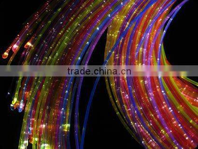 Waterproof 200piece 2meter 0.75mm fiber optic twinkle star ceiling kits light multi core fiber