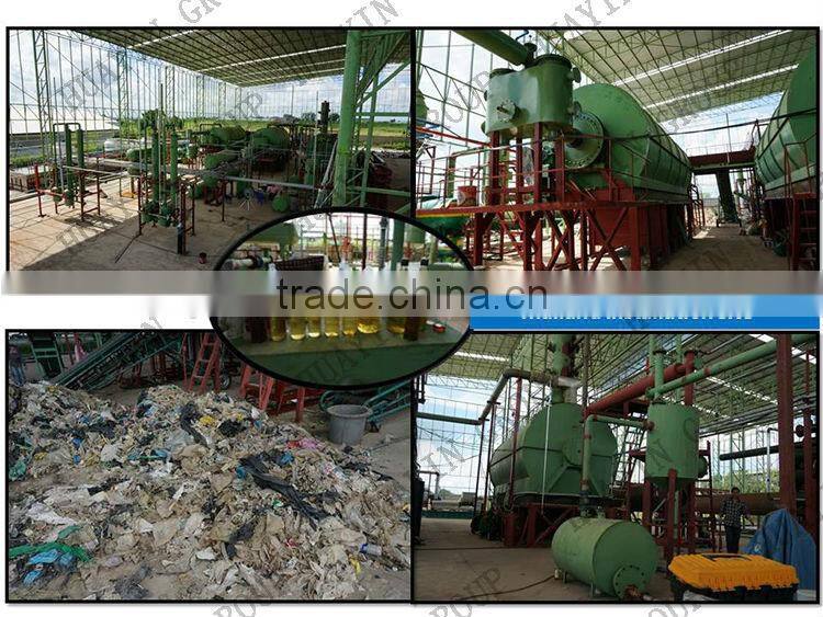 Install in Greece Scrap Plastic pyrolysis to diesel plant