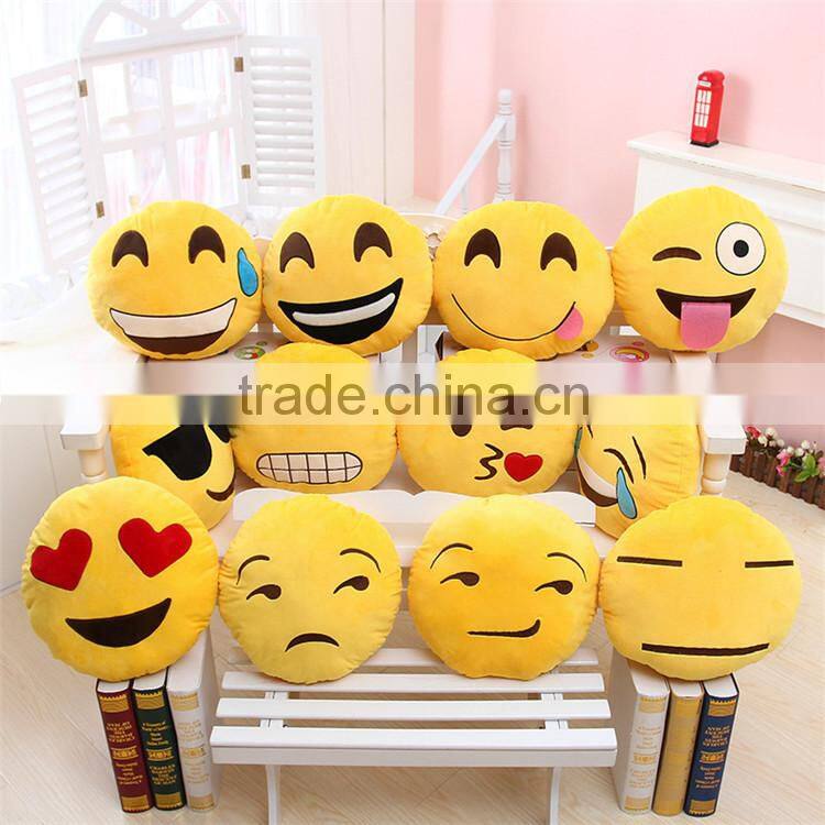 Wholesale Plush pillow Soft emoji pillow