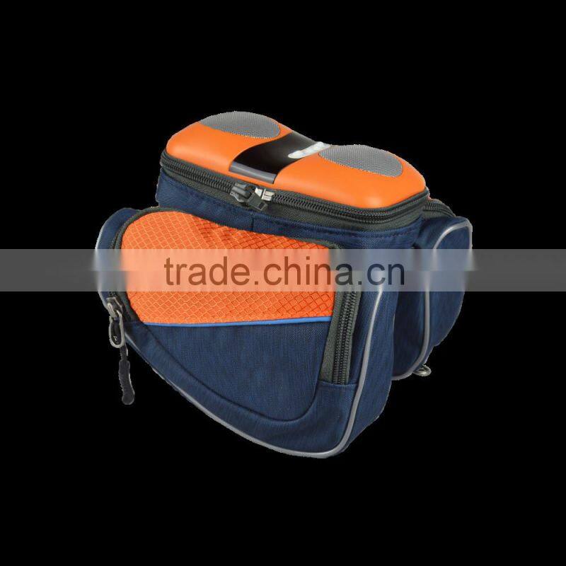 Promotion MP3 bike speakers travel bag with volume