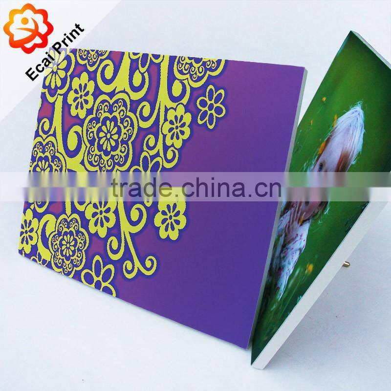 Cheap modern sublimated wood photo frame with photos
