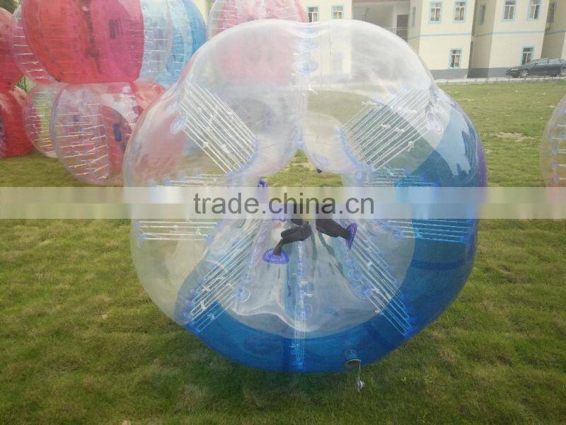 Hot Sale High Quality 100%TPU Inflatable Human Body Adult/kids body bubble ball inflatable bumper ball football