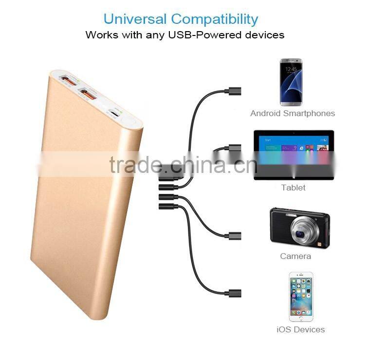 Quick Charge 10000mAh Power Bank