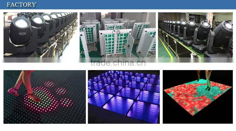 portable Magic glass led starlit dance floor