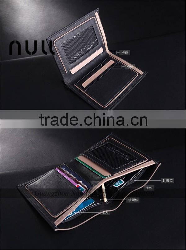 durable inner design fashion bilfold handmade wallet brand wallet for men