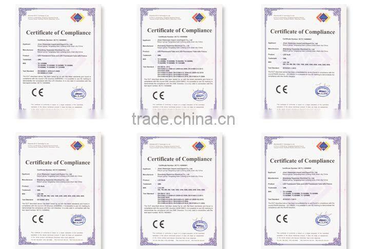 AC Compatible Glass led tube, 120lm/w 18w UL DLC CE listed, DLC T8 led tube light