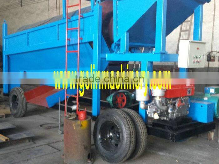 Gold mining machine gold washing trommel