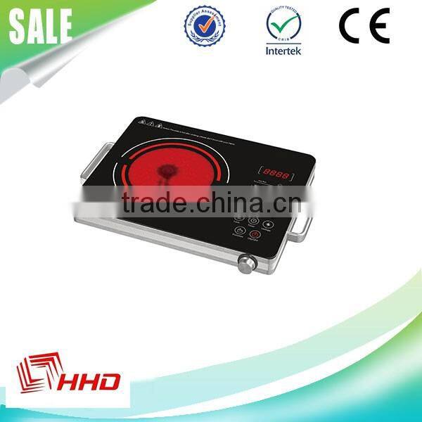 induction cooker stainless steel /handles CB,CE, stainless steel bodyceran ceramic hob handle electric infrared cooker