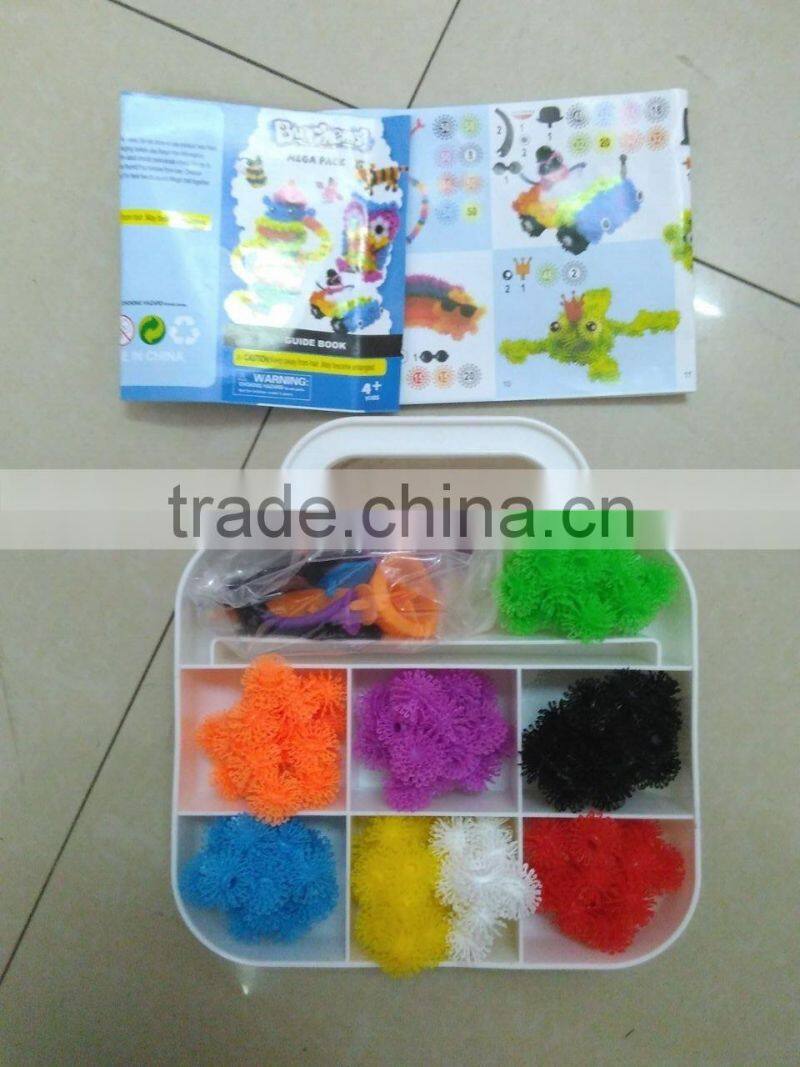 New Kids Plastic Toy Squeezed Block Magic Educational Building Block Set