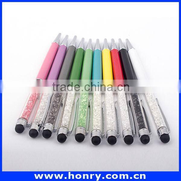 Best Selling Universal Stylus Touch Pen, 2in1 Crystal Stylus Touch Pen for Laptop