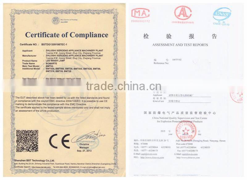 flexible rechargeable led mining coal lamp explosion proof stable led mining lamp