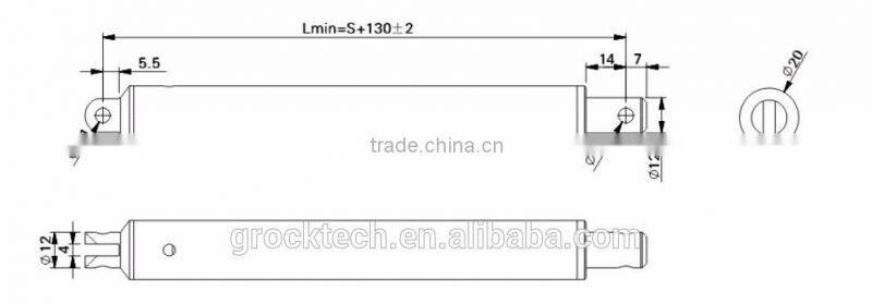 Mini type light load linear actuator