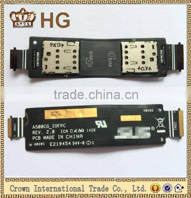 Original SIM Card Reader Connector For ASUS Zenfone 5 A500CG Dual SIM Card