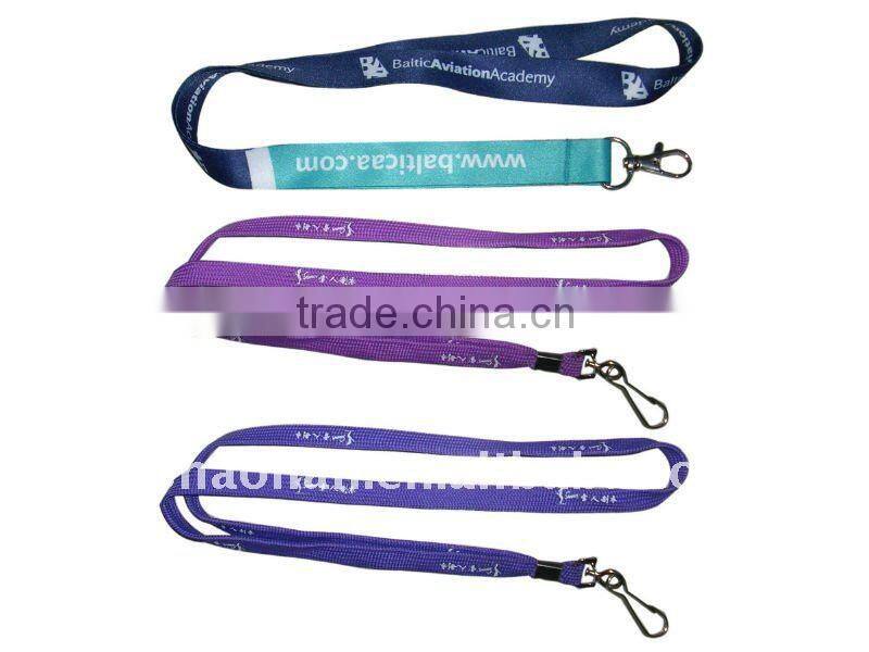 Promotion polyester lanyards