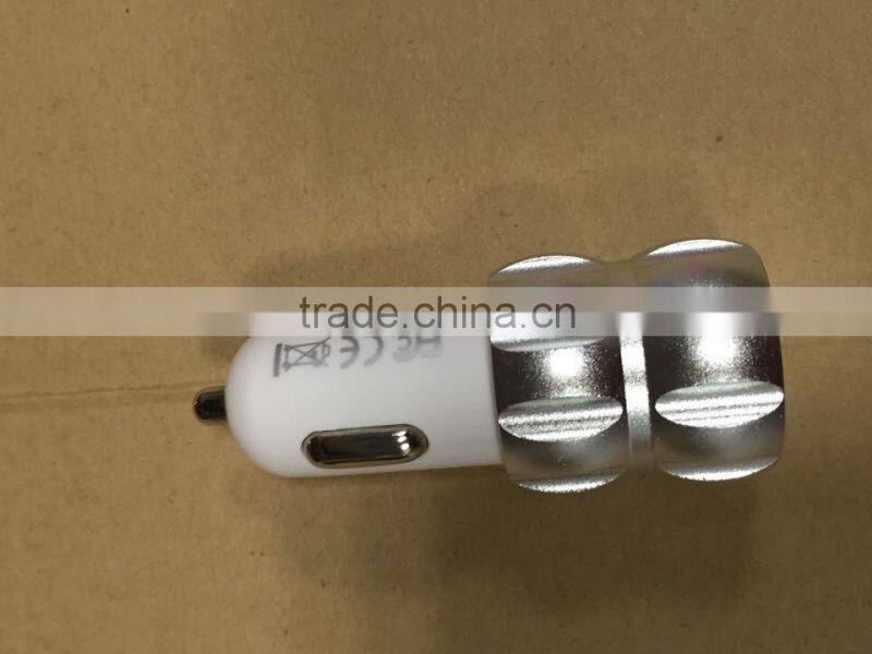 2.1A Universal charger,dual usb car charger for iphone 5 and ipad 3