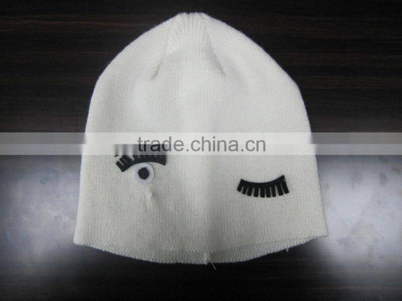 wholesale promotion funny knit winter hat teenagers knitted hats