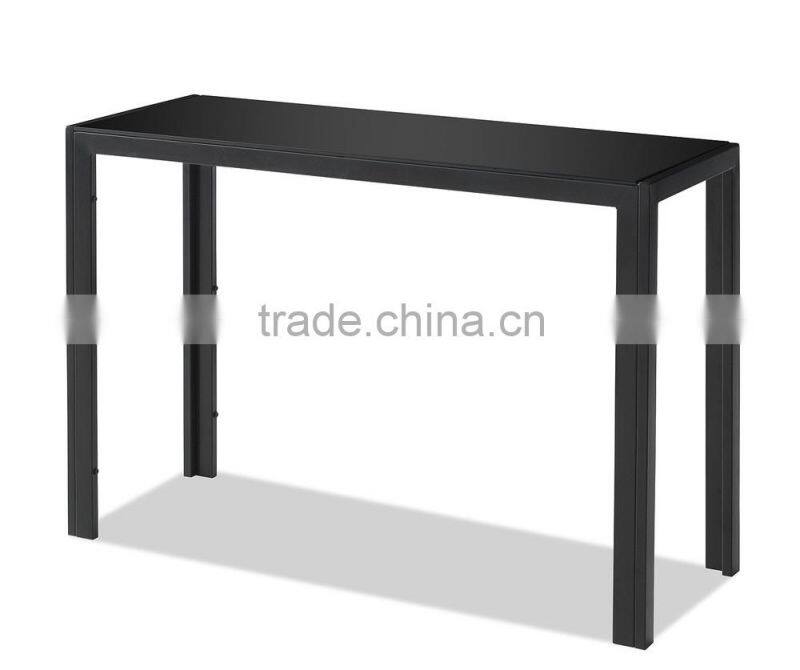 2015 cheap glass & mdf console table for sale
