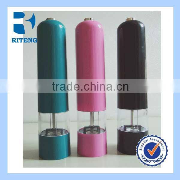 Stainless Steel Electric Pepper Mill Grinder / pepper and salt grinder mill / Pepper Mill
