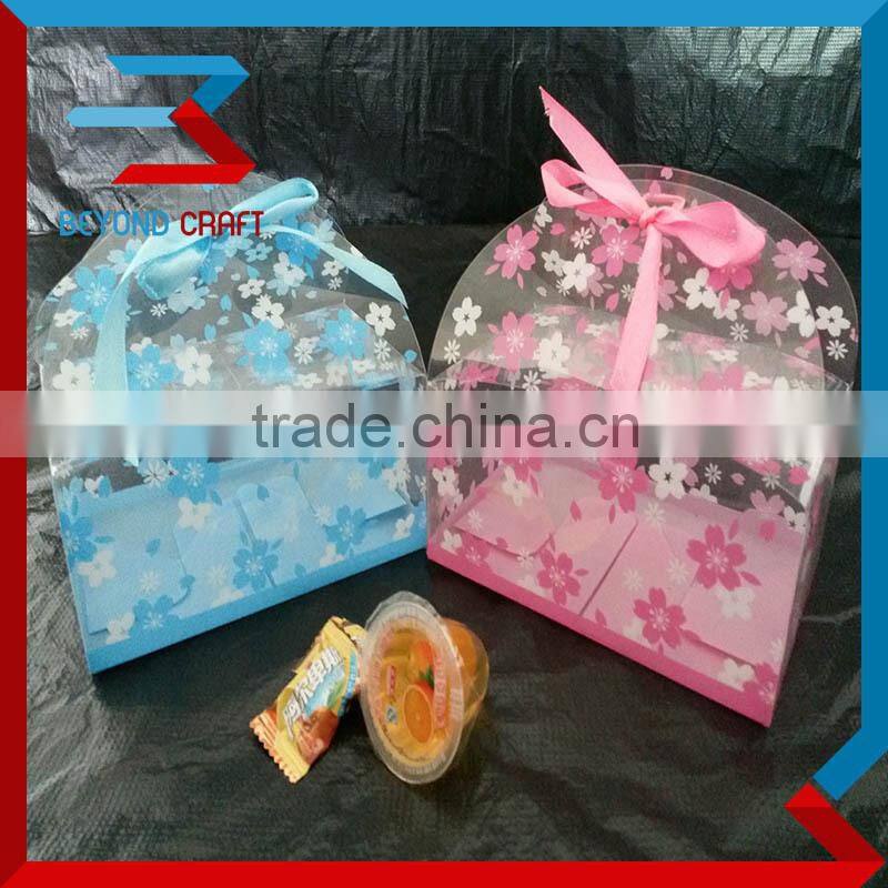 foldable clear pvc plastic packaging box box candy box