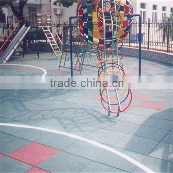 The rubber floor tile