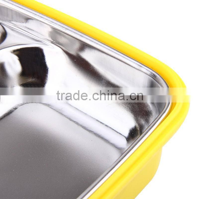 5 compartment stainless steel hot bento lunch box