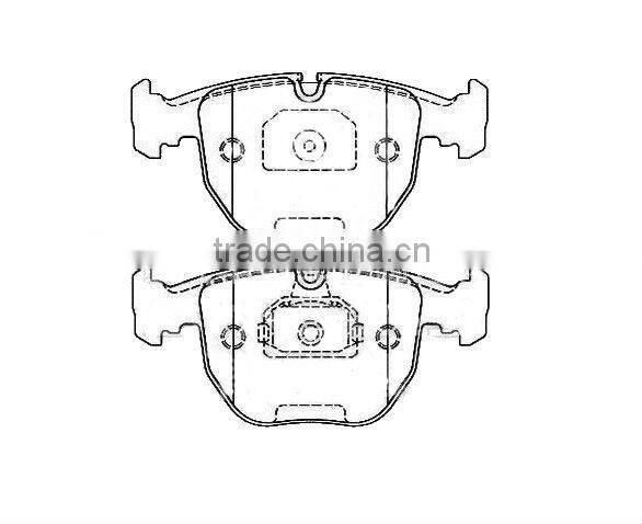 Front Axle Semi-metal Brake Pads for BMW
