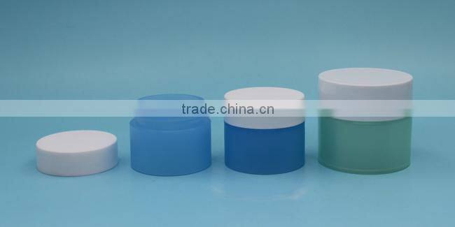 Plastic cosmetic packaging cream jar