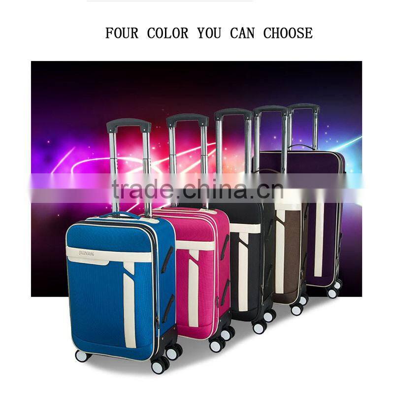Packaging & Shipping Soft Fabric EVA 1200D 600D Material Nylon Suitcase Trolley Case Luggage With Fashion Design