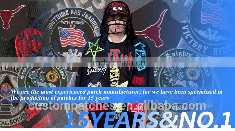 2015 Fashional Embroidered Patches custom woven patch