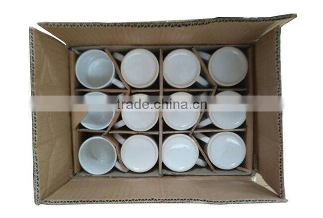 Factory wholesale ceramic espresso cup and saucer