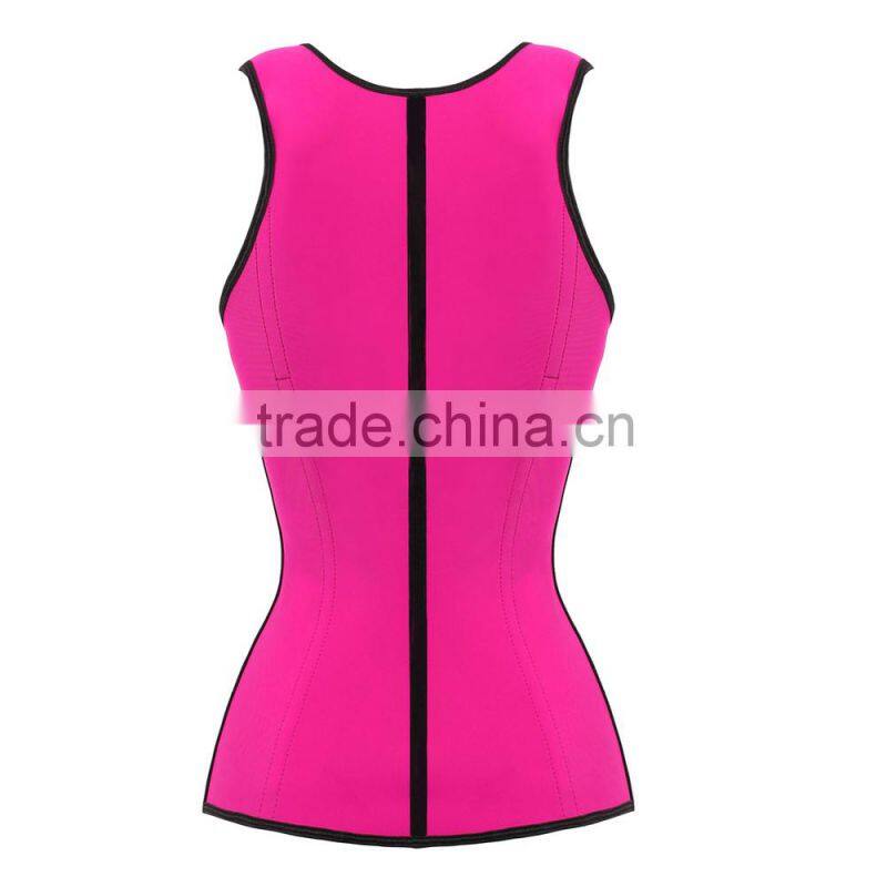 6 colors 9 steel boned women latex waist training corsets wholesale rubber corsets